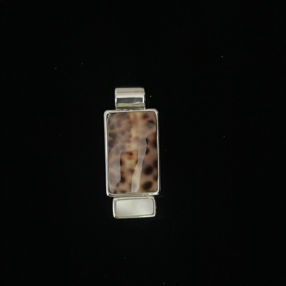 3/$25 🍀Lia Sophia NWOT Elegant Silver and Brown Pendant